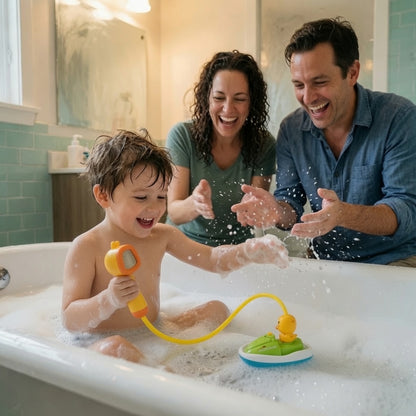 Canard de bain éclaboussant