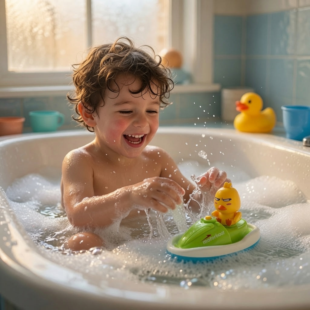 Canard de bain éclaboussant