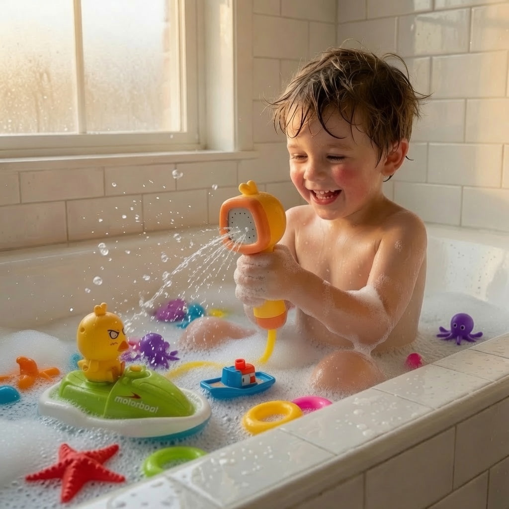 Canard de bain éclaboussant